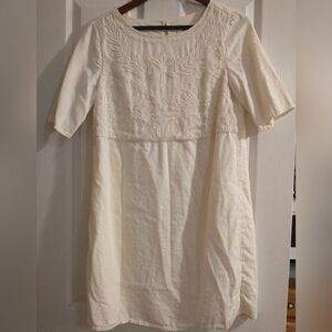 Old Navy Cream Midi Dress